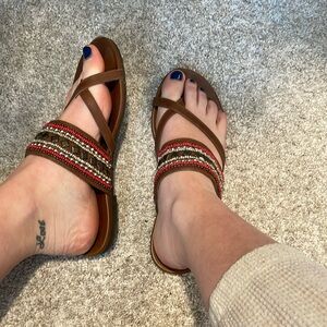 Beaded Sandals